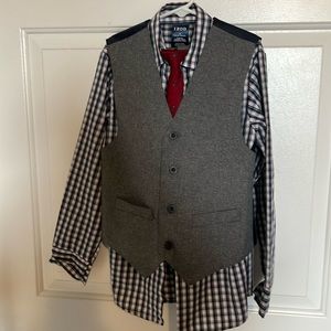 4 Piece Suit — boys size 8 — like new, worn once